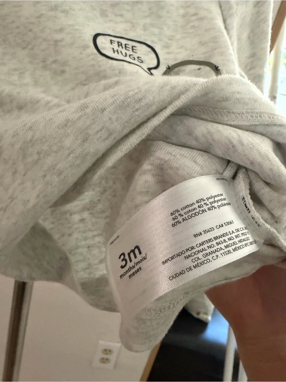 Grey Kids Long-Sleeve Top